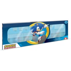 Multiprint Set 4 Timbri Per Bambini E 60 Pennarelli Colorati Sonic
