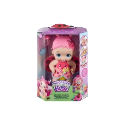 My Garden Baby Bambola Junior Coccinella Con Ali Soffici E Dolce Profumo Floreale, Con Un Pannolino Riutilizzabile, Biberon E Accessori, Giocattolo Per Bambini, 3+ Anni, Hmx27