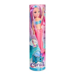 Nancy Coral, Bambola Nancy Da 42 Cm Sirenetta Con Coda In Tessuto Colorato, Con Lunghi Capelli, Per Bambine/I Da 3 Anni
