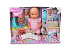 Nenuco Cosa Mangiamo Oggi, Bambola 42 Cm Con Accessori Per La Pappa E Il Cambio