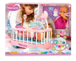 Nenuco Culla Per Una Dolce Nanna, Bambola 35 Cm, Culla Interattiva E Accessori.