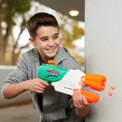 Nerf Super Soaker Hydro Frenzy, Blaster Ad Acqua 3-In-1, Con Bocchetta Regolabile E 2 Tubi Lancia-Acqua