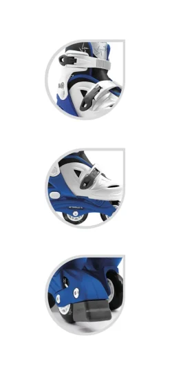 Pattini In Linea 3 Ruote Taglia 26-30 (Boy)