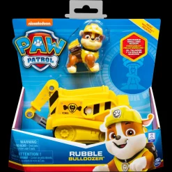 Paw Patrol, Bulldozer Di Rubble Con Personaggio