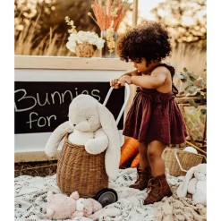 Peluche Big Nibble Cream Bunny 50 Cm