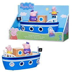 Peppa Pig La Barca Di Nonno Pig, Barca Giocattolo Per Eta Prescolare Con 1 Personaggio, Dai 3 Anni In Su