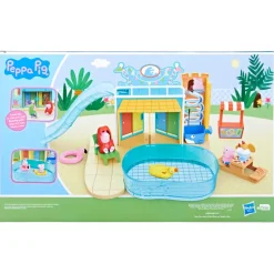 Peppa Pig, Playset Acquapark, Playset Con 15 Pezzi, Giocattoli Per L'Eta Prescolare