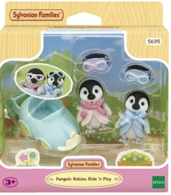 Pinguini Con Auto Personaggi E Playset Del Meraviglioso Mondo Sylvanian Families