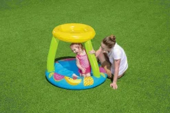 Piscina Frutti Con Fondo Gonfiabile E Copertura, Cm. 94X89X79, Protezione Uv 50+ Pf