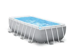 Piscina Prisma Metal Frame 488X244X107 Cm Con Pompa Filtro,Scaletta,Telo Base, Copertura