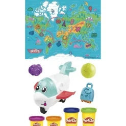 Play-Doh, Il Mio Primo Aeroplano Esploratore, Starter Set Per Attivita Manuali, Per Bambini E Bambine