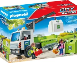 Playmobil 71431 Camion Trasporto Contenitore Rifiuti Per Bambini Dai 4 Anni