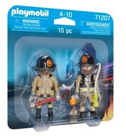 Playmobil 71207 Duopack Pompieri In Azione Per Bambini Da 4 Anni In Su