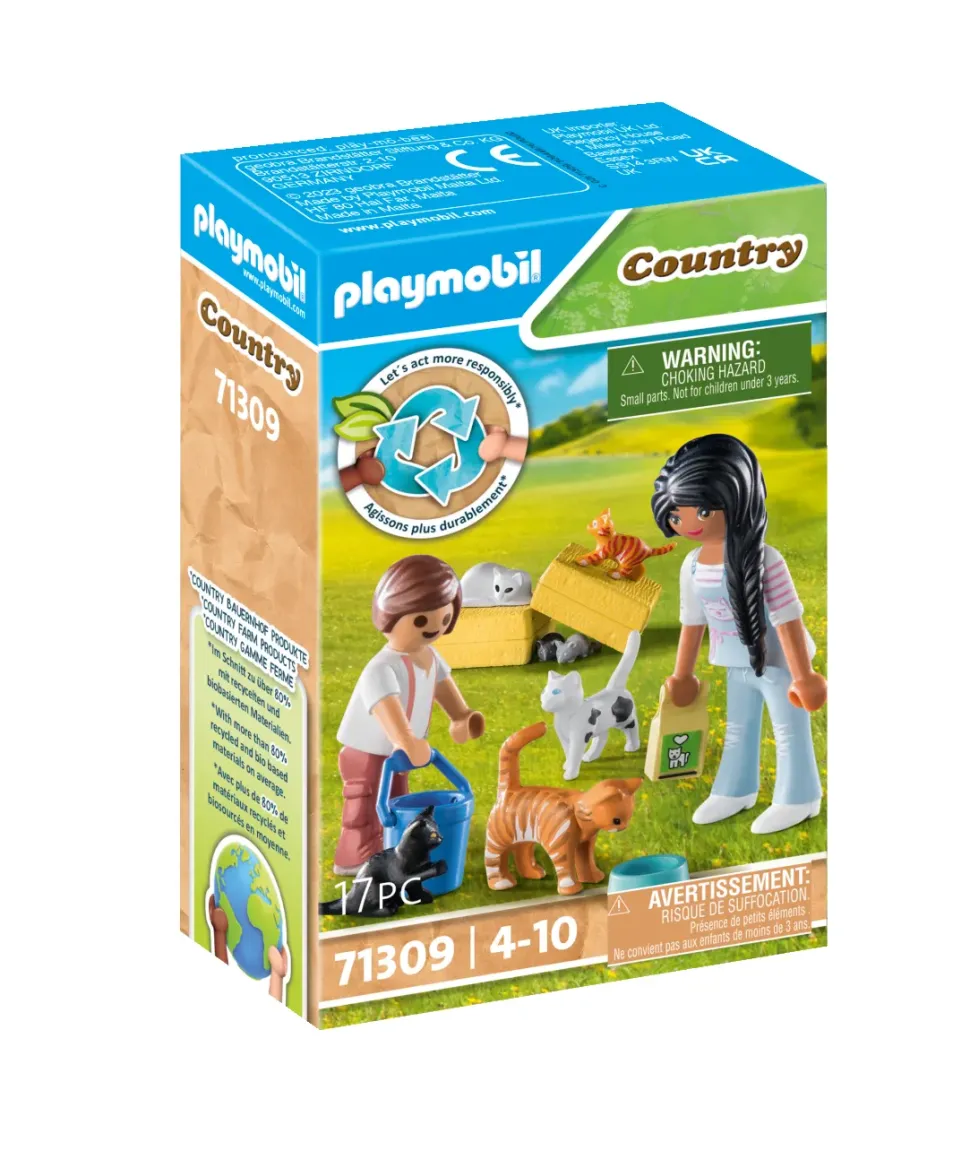 Playmobil 71309 Famiglia Di Gatti Per Bambini Dai 4 Anni