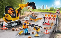 Playmobil City Action Promo Pack Cantiere Stradale Per Bambini Dai 4 Anni In Su