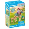 Playmobil Horse Of Waterfall 71498 Bambina Con Pony E Puledro Per Bambini Dai 4 Anni