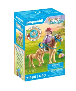 Playmobil Horse Of Waterfall 71498 Bambina Con Pony E Puledro Per Bambini Dai 4 Anni