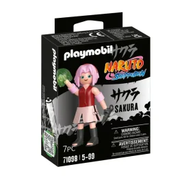 Playmobil Naruto Shippuden 71098 Sakura Con Kunai E Guanto Curativo, Dai 5 Anni In Su