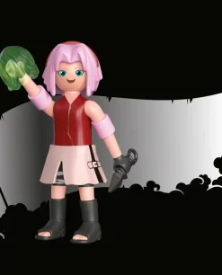 Playmobil Naruto Shippuden 71098 Sakura Con Kunai E Guanto Curativo, Dai 5 Anni In Su