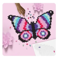 Plus-Plus Puzzle By Number Butterfly
