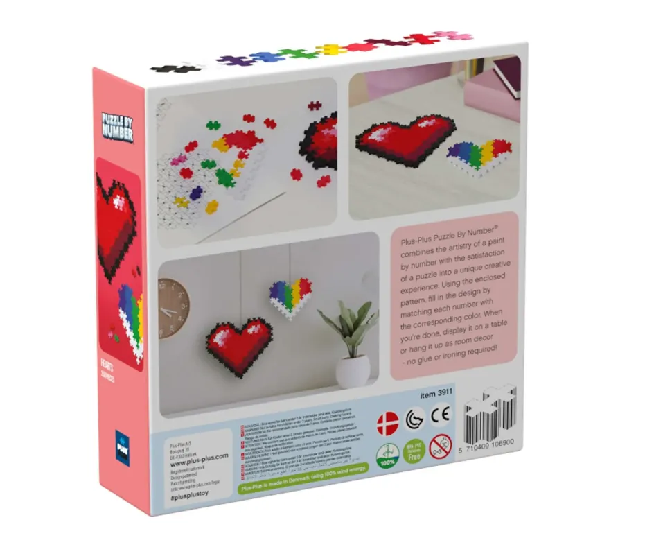 Plus-Plus Puzzle Hearts 250Pcs