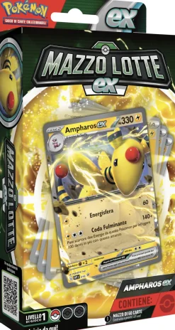 Pokemon Mazzo Lotte Ex Ampharos-Ex / Lucario-Ex