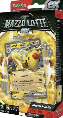 Pokemon Mazzo Lotte Ex Ampharos-Ex / Lucario-Ex