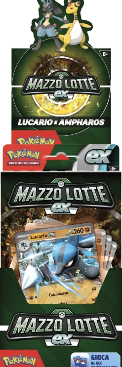 Pokemon Mazzo Lotte Ex Ampharos-Ex / Lucario-Ex