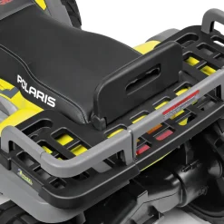 Polaris Sportsman Pro Citrus Peg Perego- L'Emozione Di Guidare Un Quad Elettrico Con Prestazioni Di Alto Livello Su Tutti I Terreni. Ruote Gommate E 2 Motori Silenziosi Con Una Potenza Di Ben 840W. 6 Anni +.