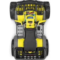 Polaris Sportsman Pro Citrus Peg Perego- L'Emozione Di Guidare Un Quad Elettrico Con Prestazioni Di Alto Livello Su Tutti I Terreni. Ruote Gommate E 2 Motori Silenziosi Con Una Potenza Di Ben 840W. 6 Anni +.
