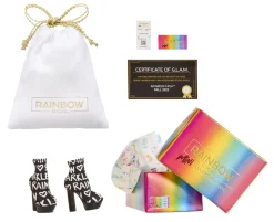Rainbow High Mini Accessori Studio Scarpe 25+ Paia Collezionabili -Contiene 1 Paio Di Scarpe Di Alta Gamma