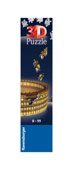 Ravensburger 3D Puzzle Colosseo Night Edition, Roma, 216 Pezzi, 10+ Anni