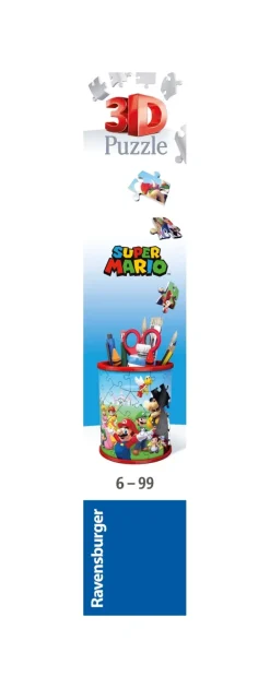 Ravensburger 3D Puzzle Portapenne Super Mario, 54 Pezzi, 6+ Anni