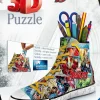 Ravensburger 3D Puzzle Portapenne Sneaker Avengers, 108 Pezzi, 8+ Anni
