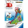Ravensburger 3D Puzzle Portapenne Sneaker Super Mario Edition, 108 Pezzi, 8+ Anni