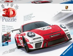 Ravensburger 3D Puzzle Porsche 911 Gt3 Cup Salzburg , 108 Pezzi, 10+ Anni
