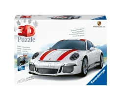 Ravensburger 3D Puzzle Porsche 911, Veicolo, 108 Pezzi, 10+ Anni