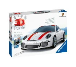 Ravensburger 3D Puzzle Porsche 911, Veicolo, 108 Pezzi, 10+ Anni