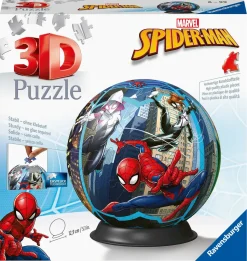 Ravensburger 3D Puzzle Puzzle Ball Spiderman, 72 Pezzi, 6+ Anni