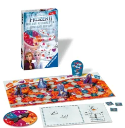 Ravensburger Frozen 2 Travel, Gioco Da Tavolo Tascabile, 2-4 Giocatori, 5+ Anni