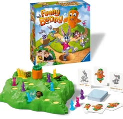 Ravensburger Funny Bunny, Gioco Da Tavolo, Da 2 A 4 Giocatori, 4+ Anni