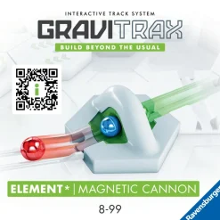 Ravensburger Gravitrax Magnetic Cannon, Gioco Innovativo Ed Educativo Stem, 8+ Anni, Accessorio