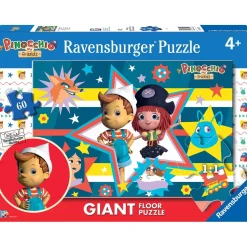 Ravensburger Puzzle 60 Pezzi Formato Giant Pinocchio Per Bambini A Partire Dai 4 Anni 03125