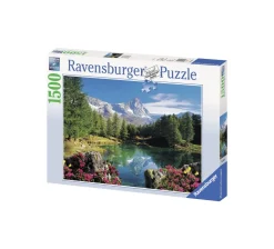 Ravensburger Puzzle 1500 Pezzi Lago Alpino Con Cervino
