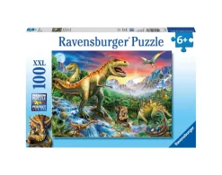 Ravensburger Puzzle 100 Pezzi Xxl L'Era Dei Dinosauri