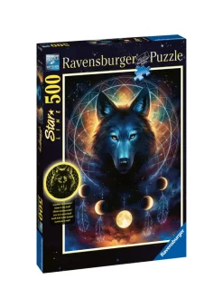 Ravensburger Puzzle 500 Pezzi Lupo Splendente