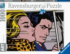 Ravensburger Puzzle Lichtenstein: In The Car, Art Collection, 1000 Pezzi, Puzzle Adulti