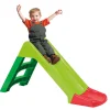 Scivolo Per Bambini, 3 Gradini Antiscivolo, Verde E Rosa, Massimo Supporto Di 30 Kg, Facile E Veloce Da Montare Disponbile In Verde E Rosa