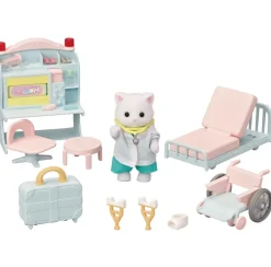 Set Dottore Del Villaggio Personaggi E Playset Del Meraviglioso Mondo Sylvanian Families