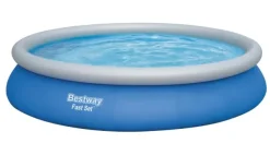 Set Piscina Gonfiabile Bestway® Fast Set Forma Rotonda 4.57 M X 84 Cm